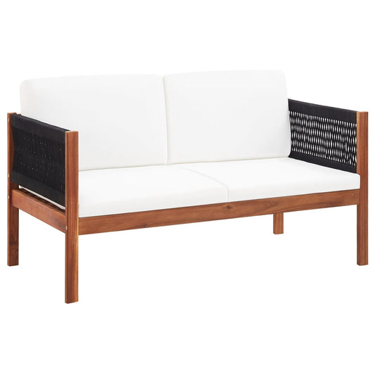 vidaXL Patio Sofa 2-Seater Solid Acacia Wood-0