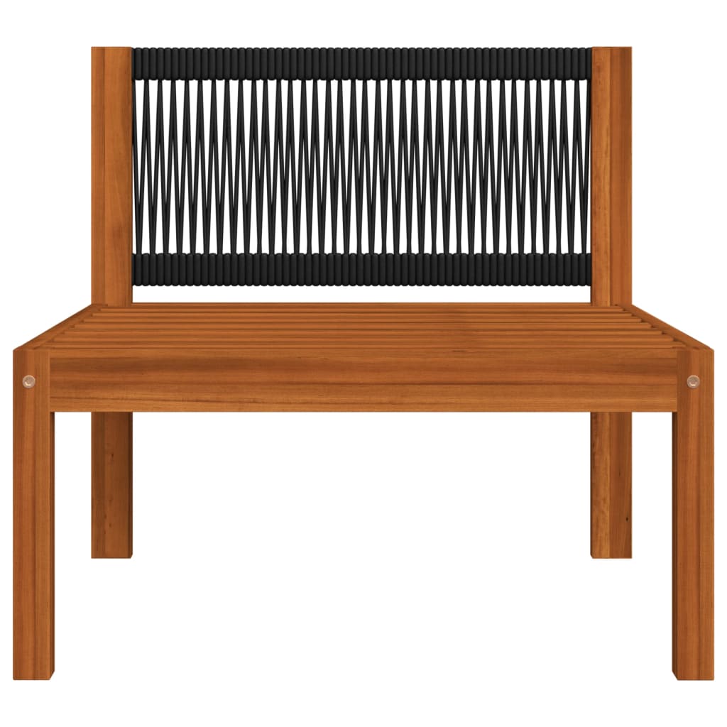 vidaXL 3-Seater Patio Sofa with Cushion Solid Acacia Wood-7