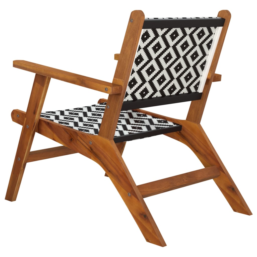vidaXL Patio Chairs 2 pcs Solid Acacia Wood-6