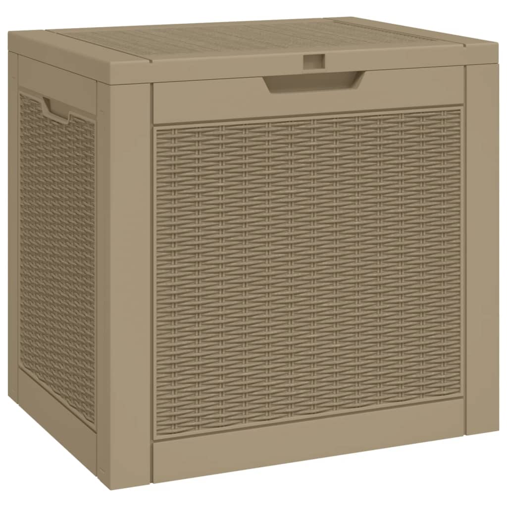 vidaXL Outdoor Storage Box Patio Furniture Garden Storage Chest Polypropylene-3