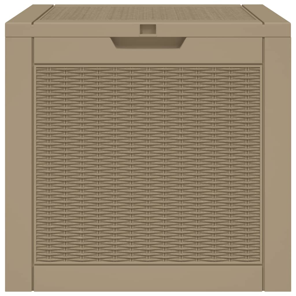 vidaXL Outdoor Storage Box Patio Furniture Garden Storage Chest Polypropylene-10