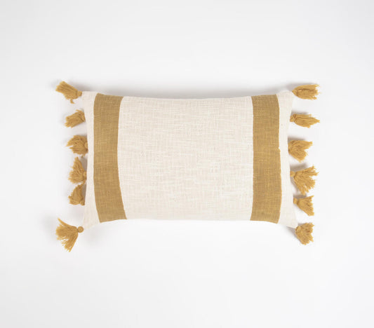 Bohemian Pillow Cover with Tassels-0