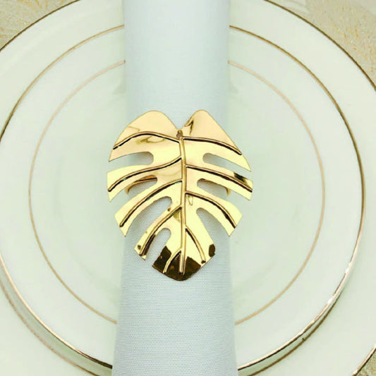 Leaf Napkin Ring Set of 6-0