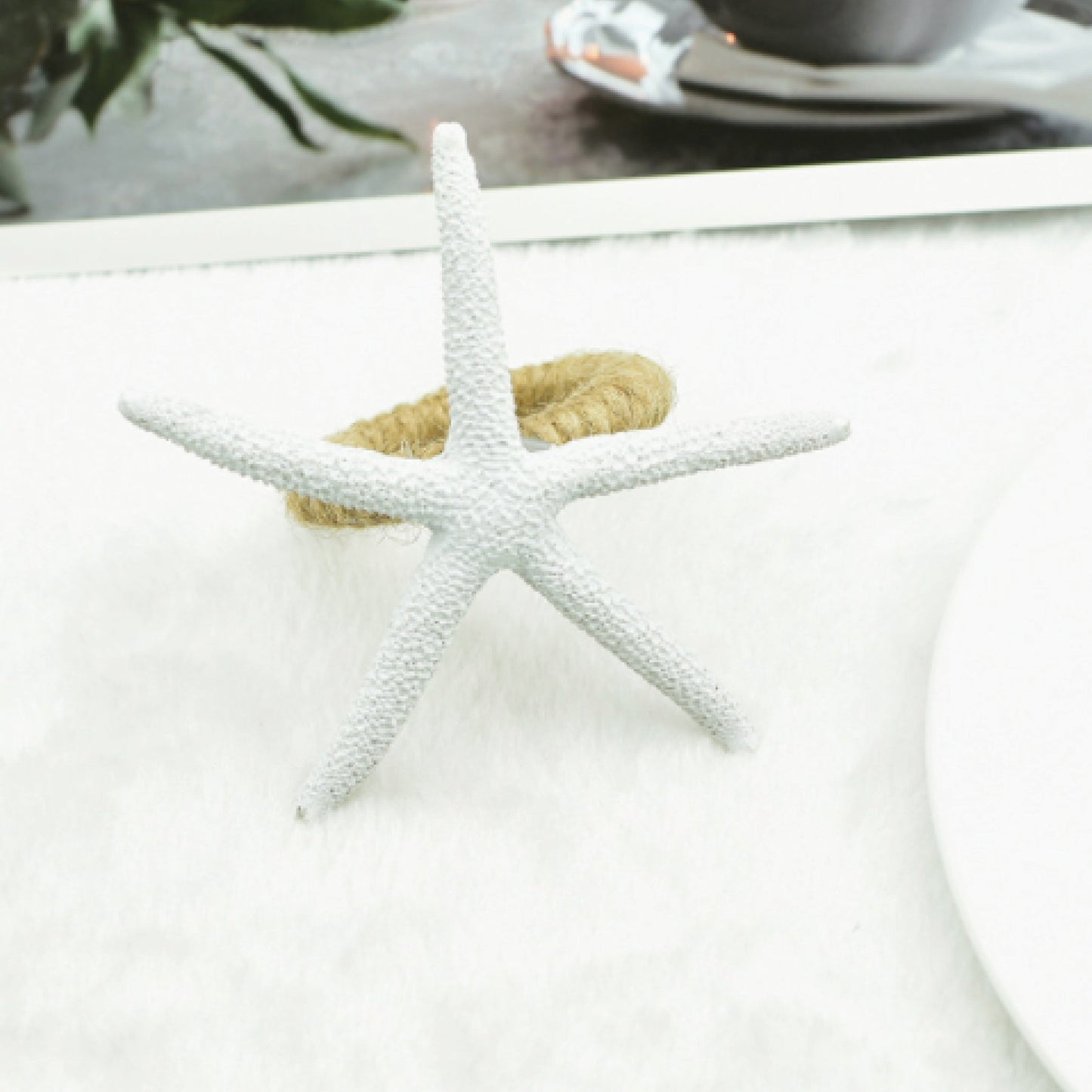 Starfish Napkin Ring Set of 4-0